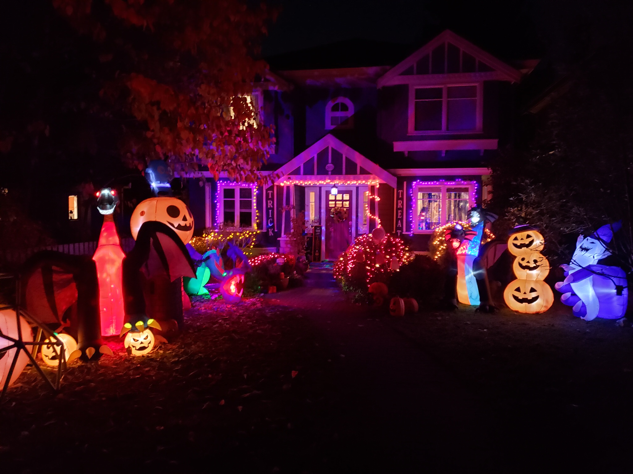Trinity Street Halloween Display