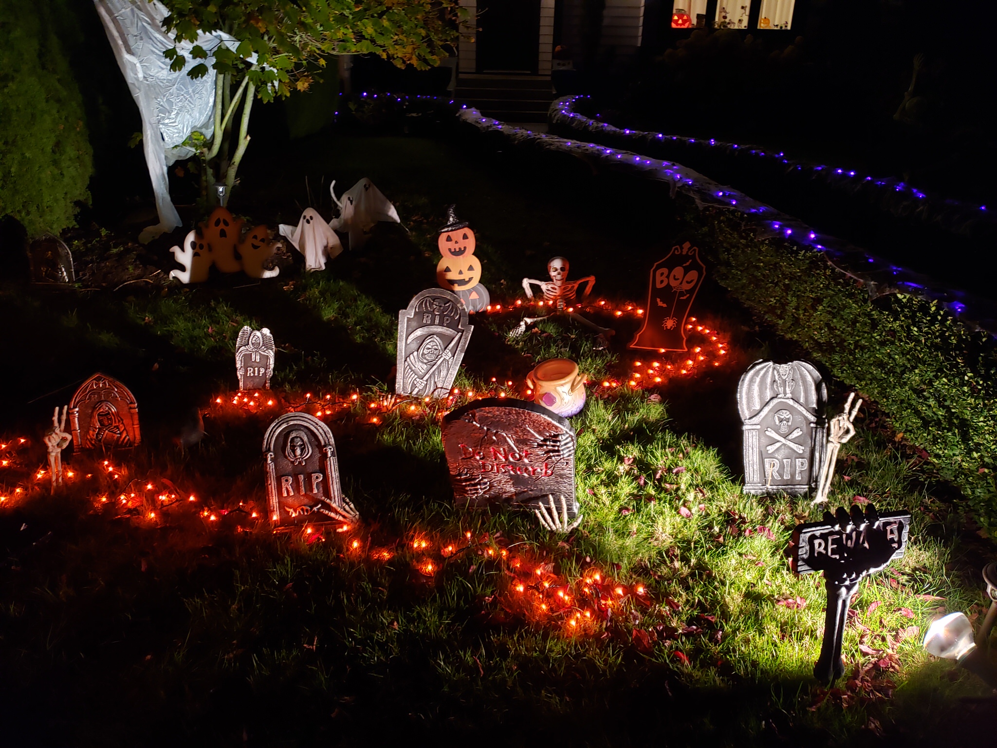 Trinity Street Halloween Display