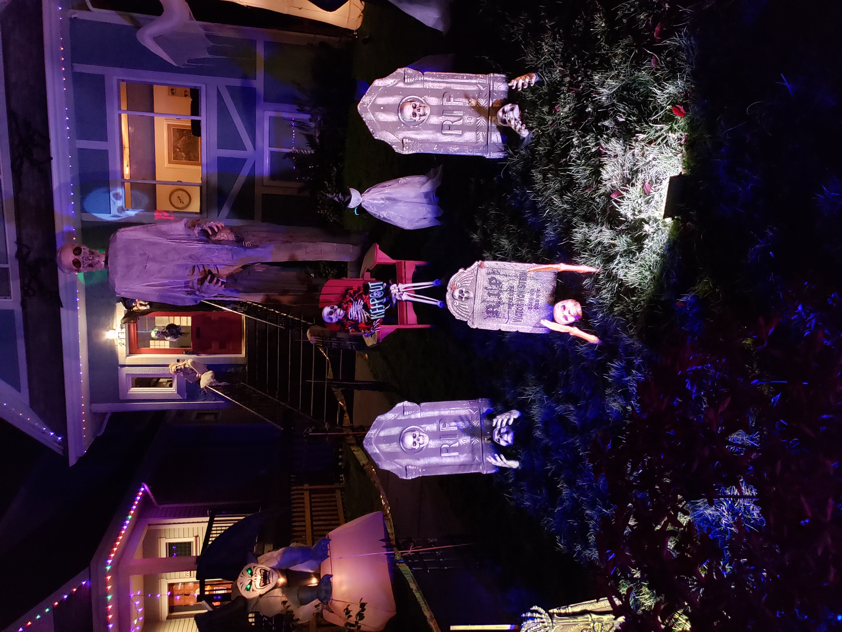 Trinity Street Halloween Display